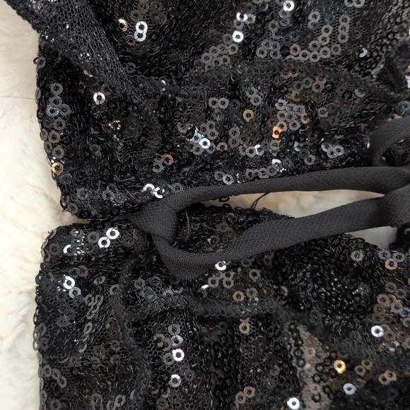Sequin Ruffle Tie-Front Cami - Picture 15 of 16